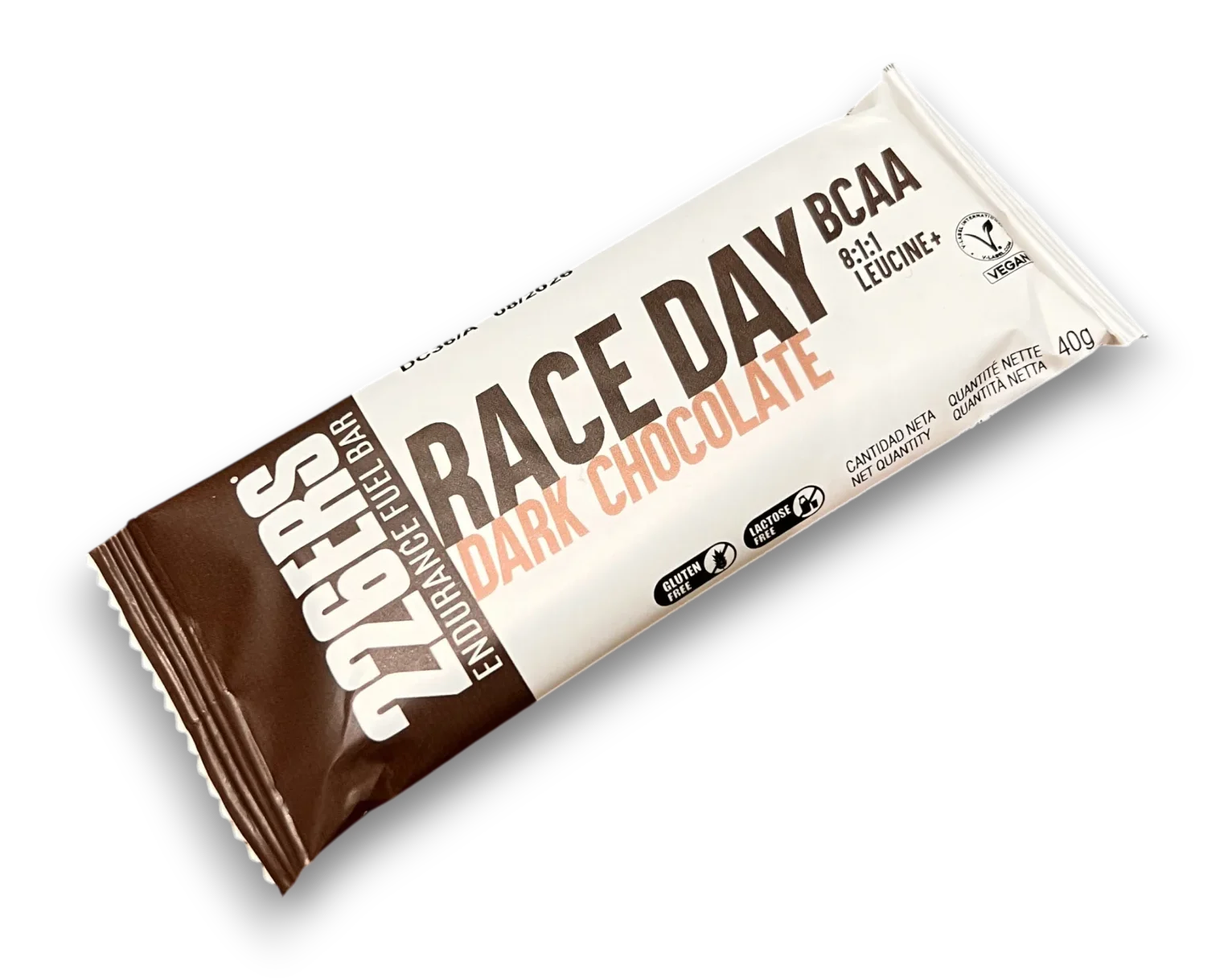 226ERS Endurance Fuel Bar Race Day BCAA 8:1:1 Leucine+ saveur Chocolat Noir barre énergétique