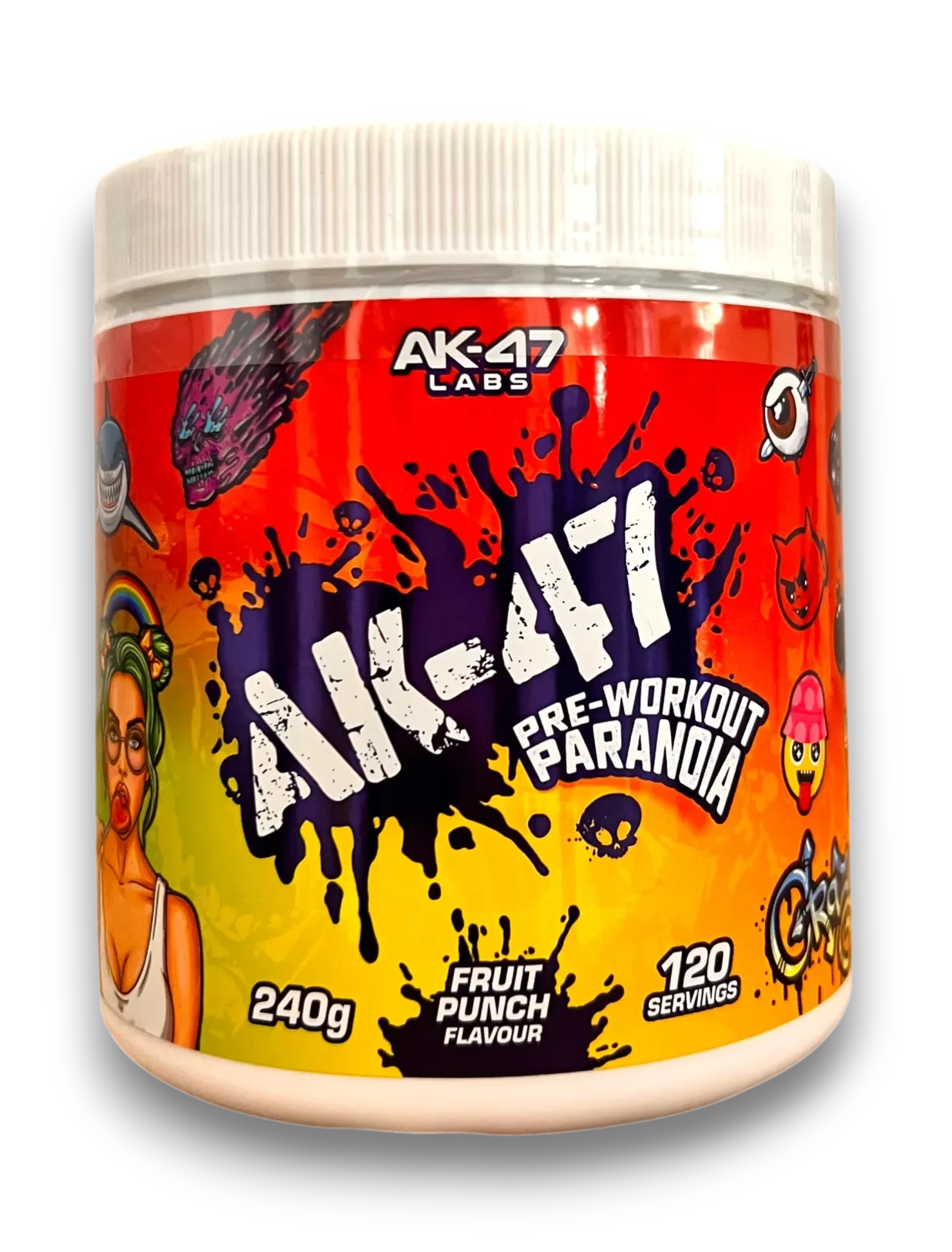 AK-47 Pre-Workout Paranoia – AK-47 Labs (Fruit Punch).