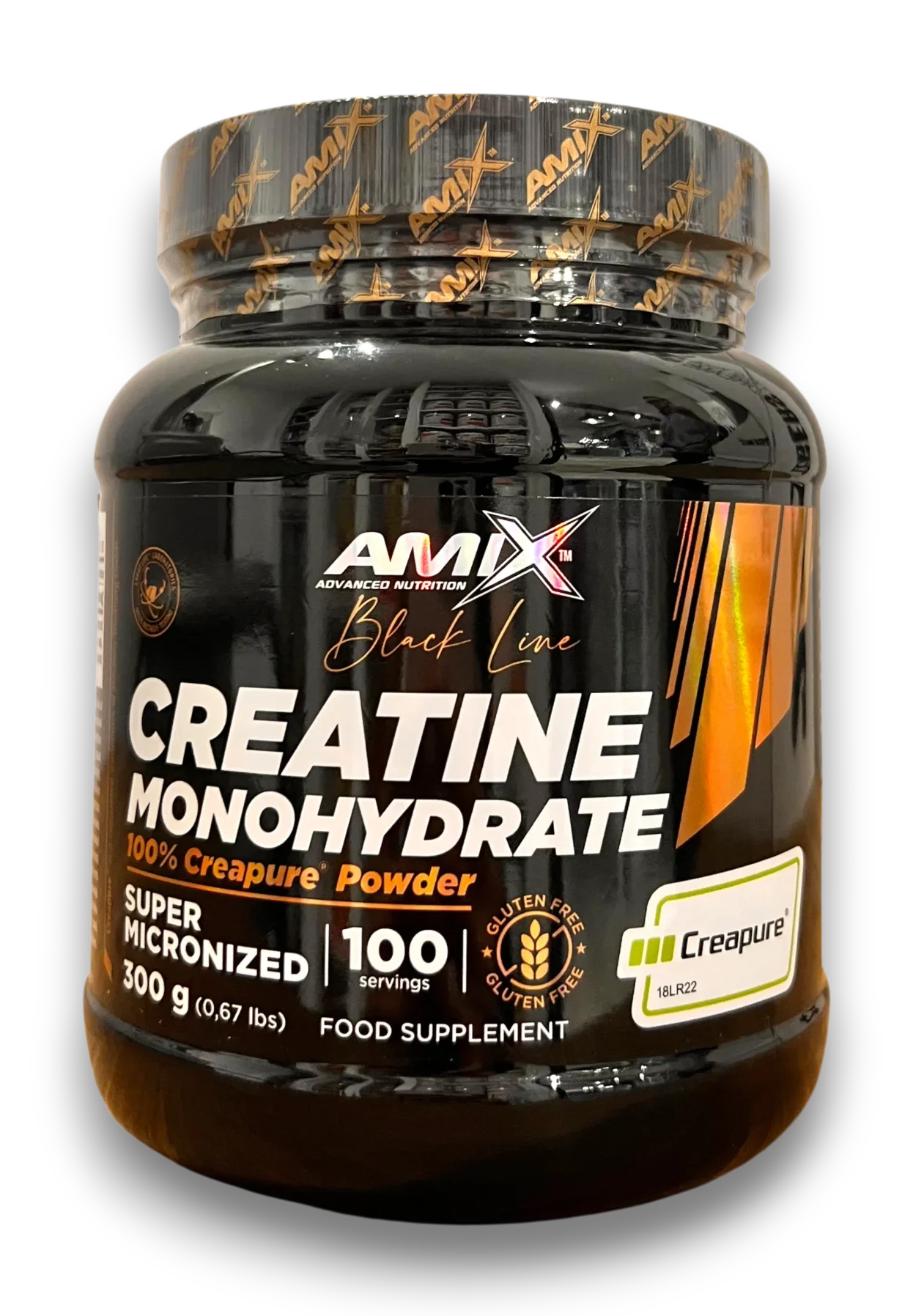 Creatine Monohydrate 100% Creapure (300 g) – AMIX Black Line.