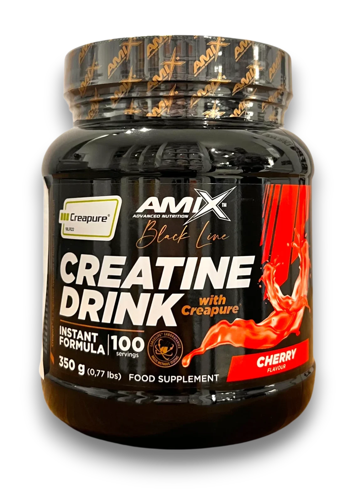 Creatine Drink with Creapure (Cherry) – AMIX Black Line.