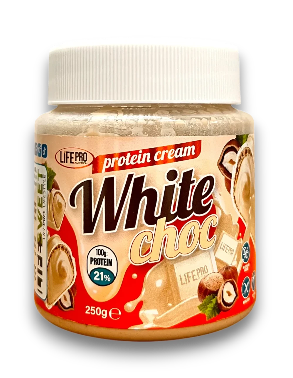 LifePro Nutrition Protein Cream White Choc pâte à tartiner chocolat blanc