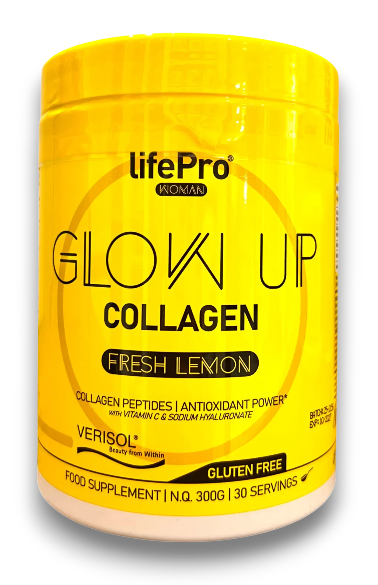 LifePro Woman Glow Up Collagen – Fresh Lemon, 300 g.