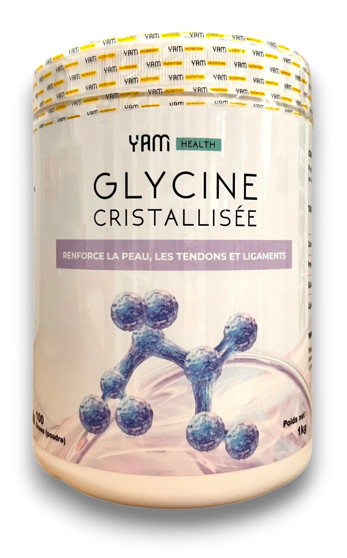 Glycine Cristallisée – Yam Nutrition.