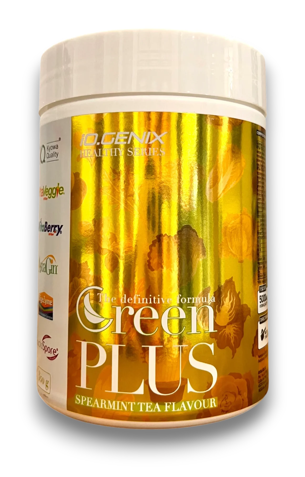 Pot iO.GENIX Green Plus – complément goût thé à la menthe.