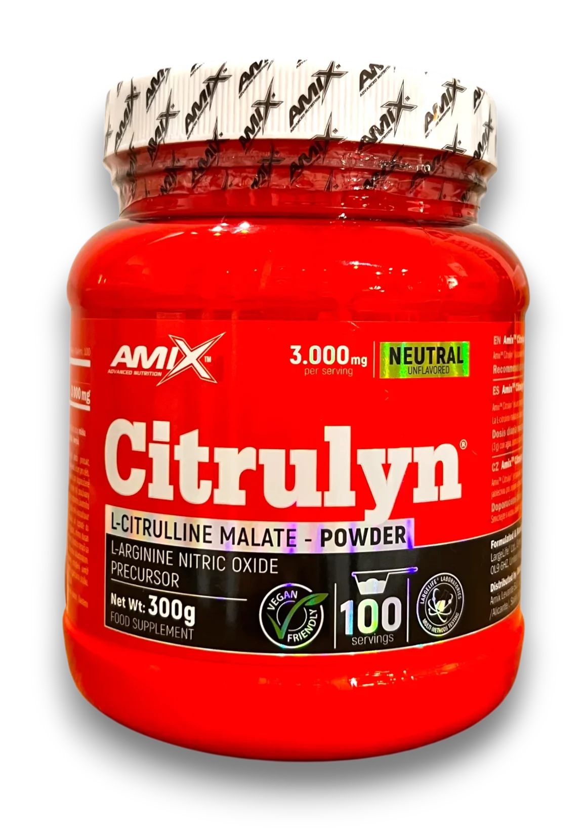 Citrulyn – L-Citrulline Malate Powder (AMIX).