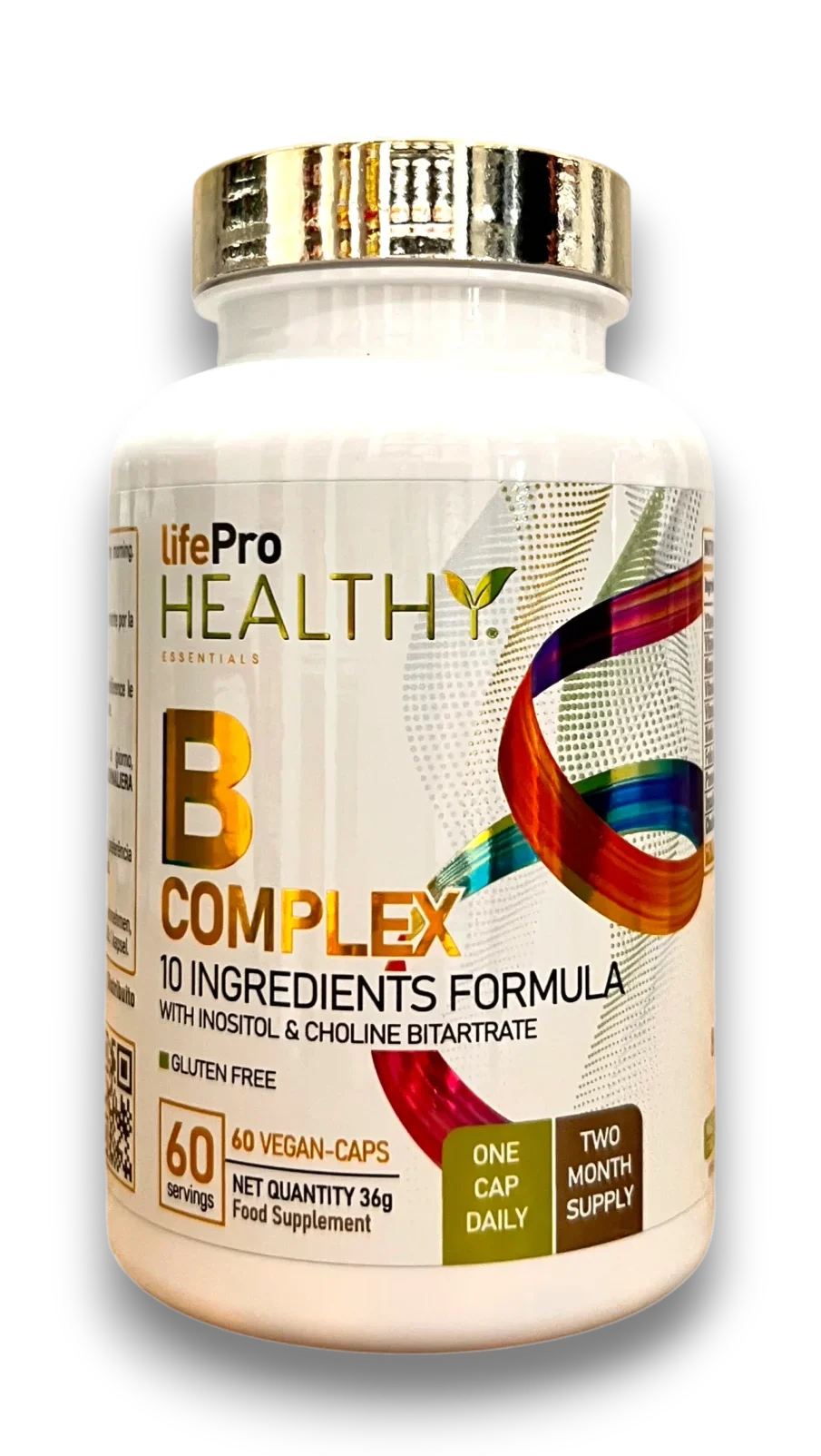 LifePro Healthy B Complex 60 gélules vegan complexe vitamines B inositol choline complément alimentaire