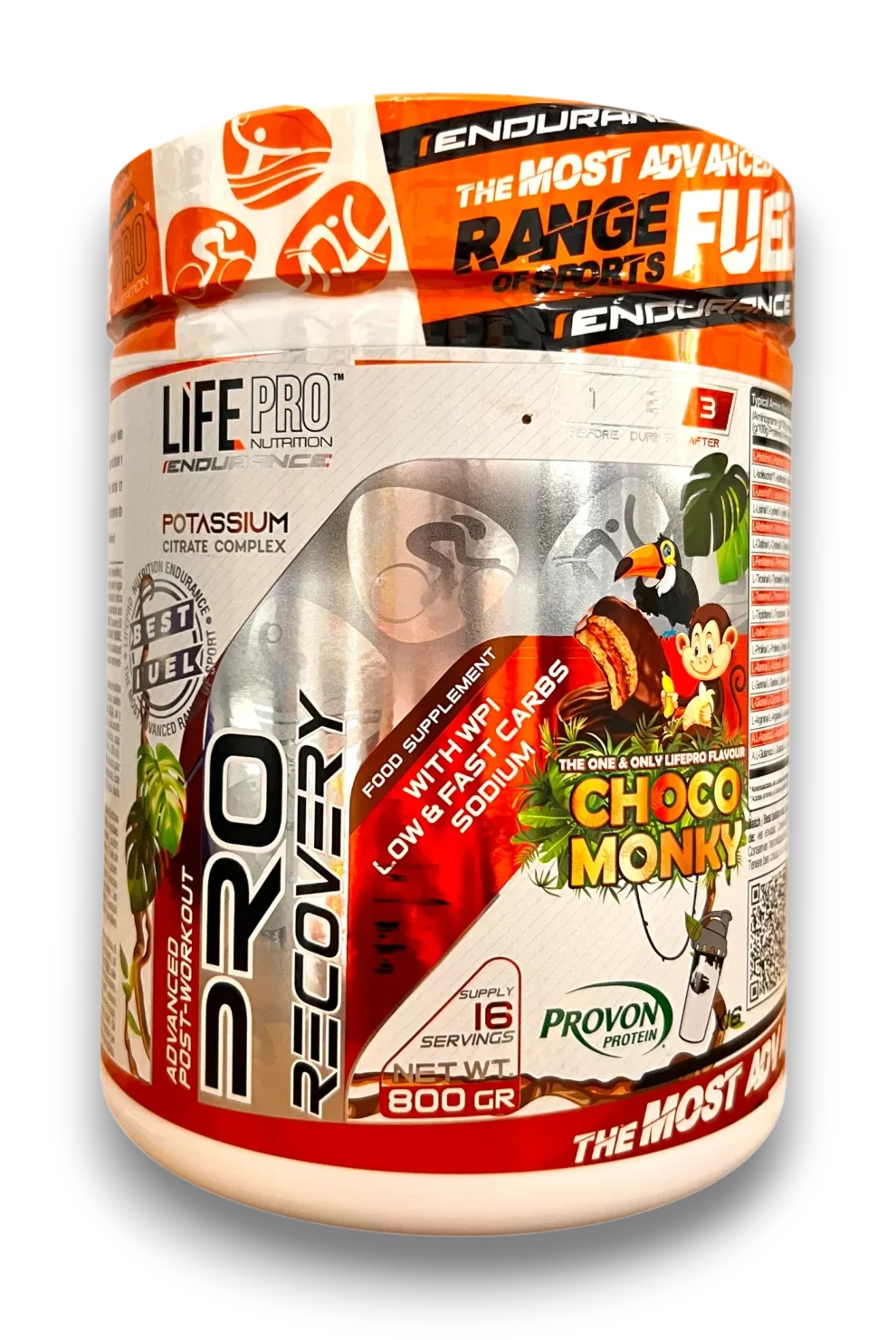 Pot Life Pro Nutrition Endurance Pro Recover, complément post-entraînement
