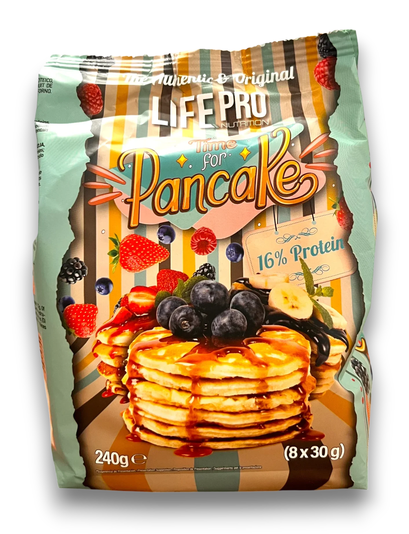 Sachet Life Pro Nutrition Time for Pancakes, préparation pour pancakes protéinés