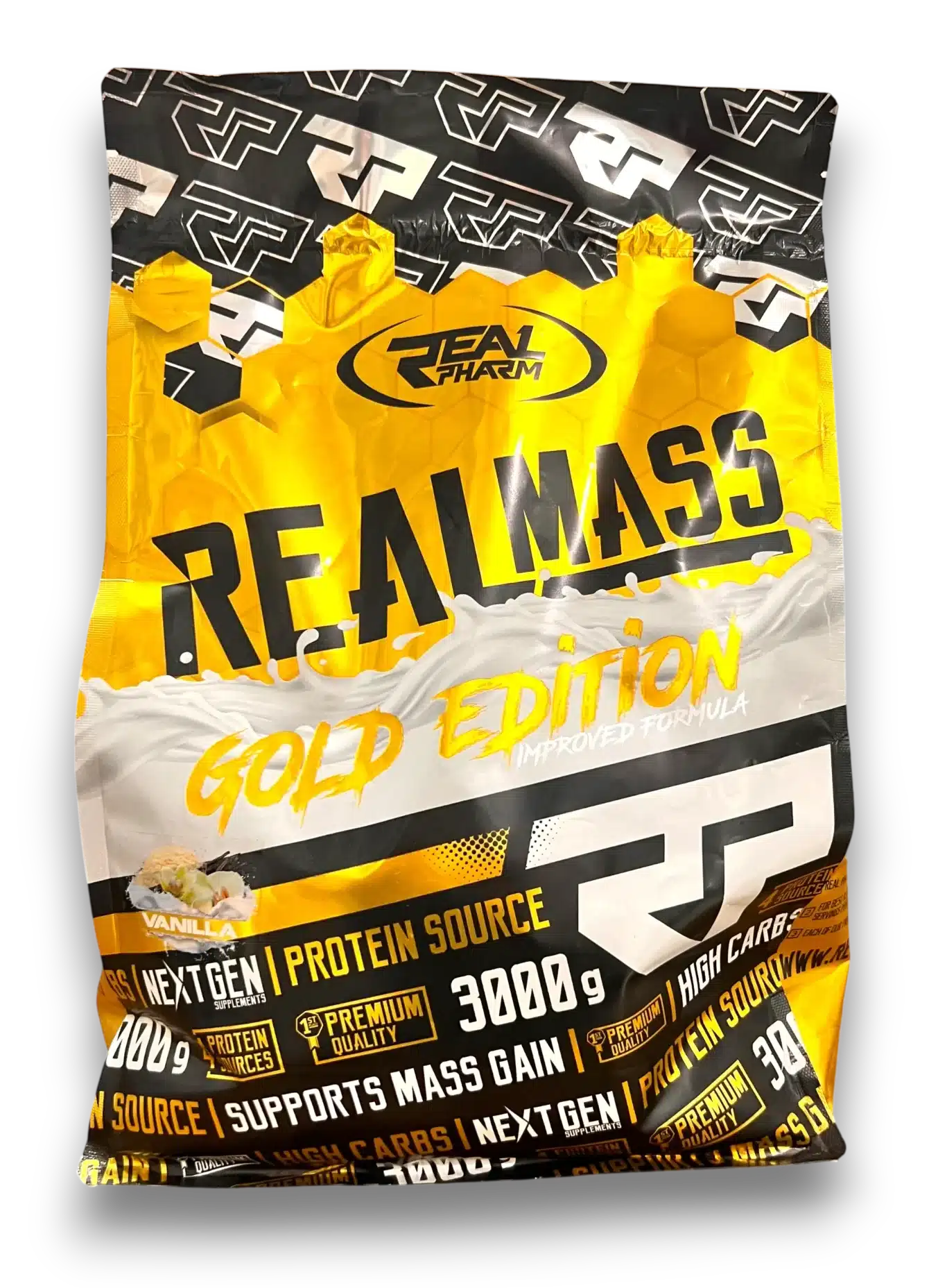 Real Pharm – Real Mass Gold Edition (Vanilla), 3000 g.
