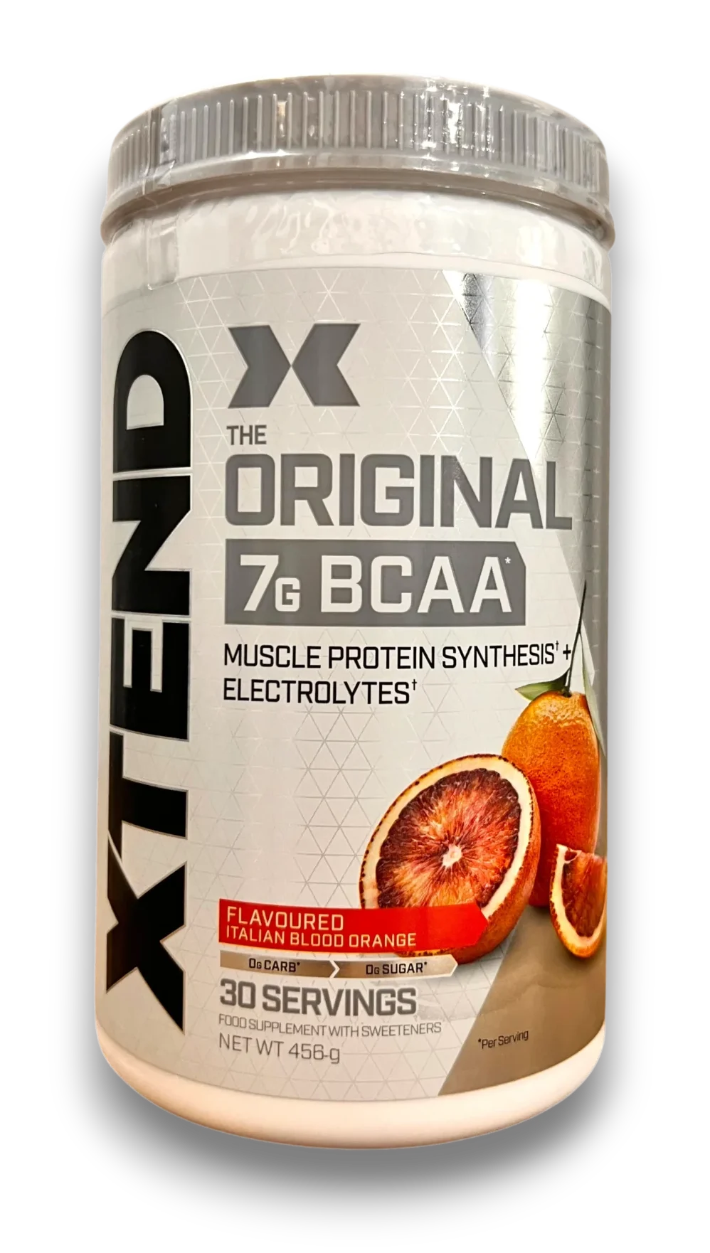 XTEND The Original 7g BCAA – Italian Blood Orange (30 servings, 456 g).