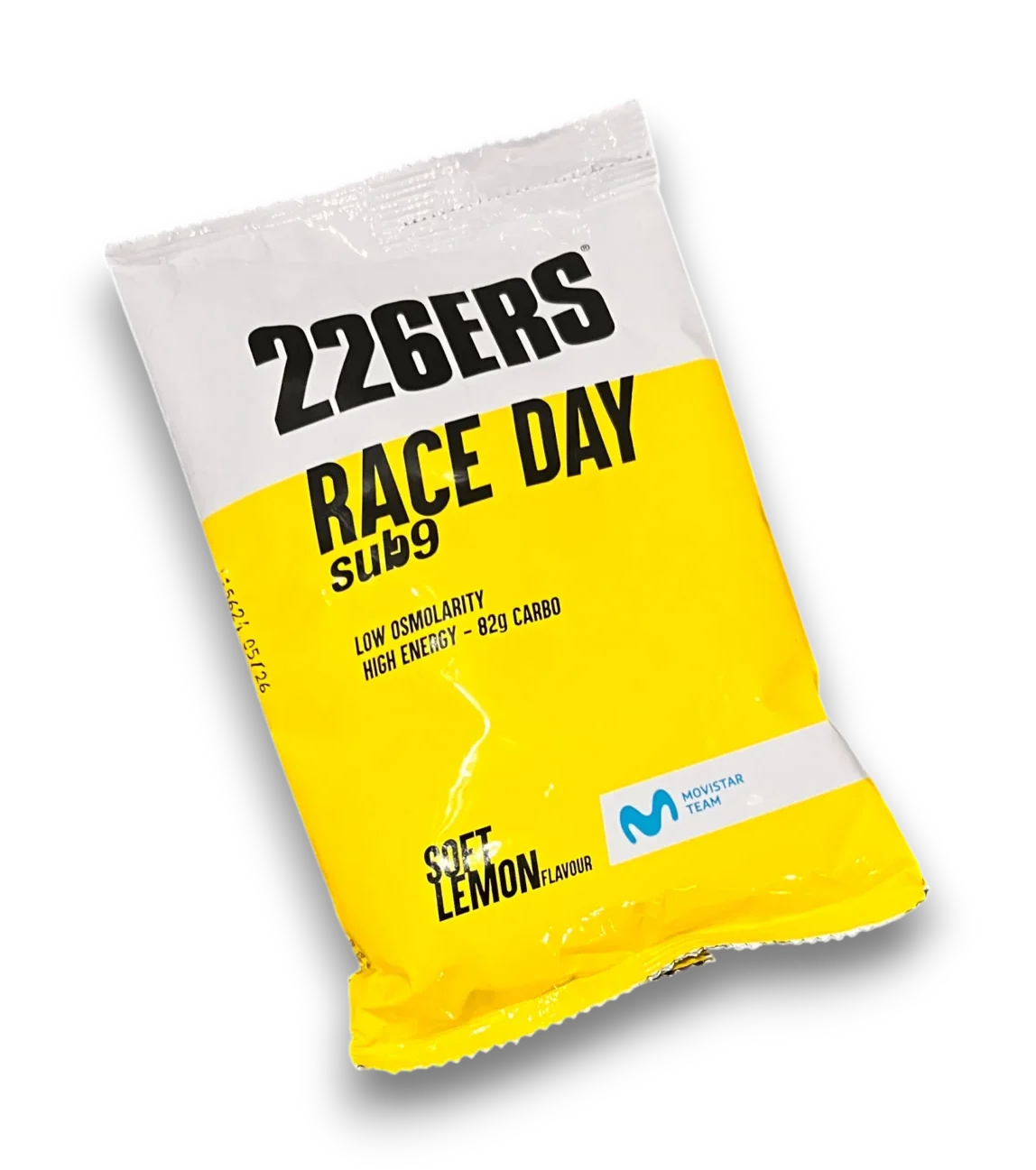 Gel énergétique 226ERS Race Day Sub9 saveur citron haute énergie endurance compétition