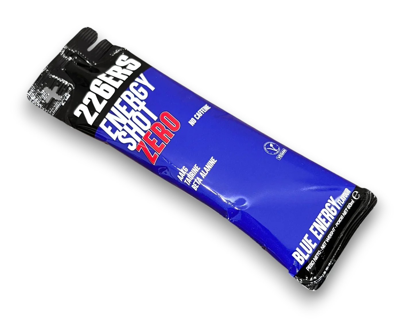 Stick boisson énergétique 226ERS Energy Shot Zero Blue Energy saveur fruits rouges sans caféine