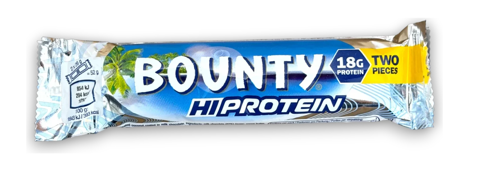 Barre protéinée Bounty Hi Protein coco riche en protéines