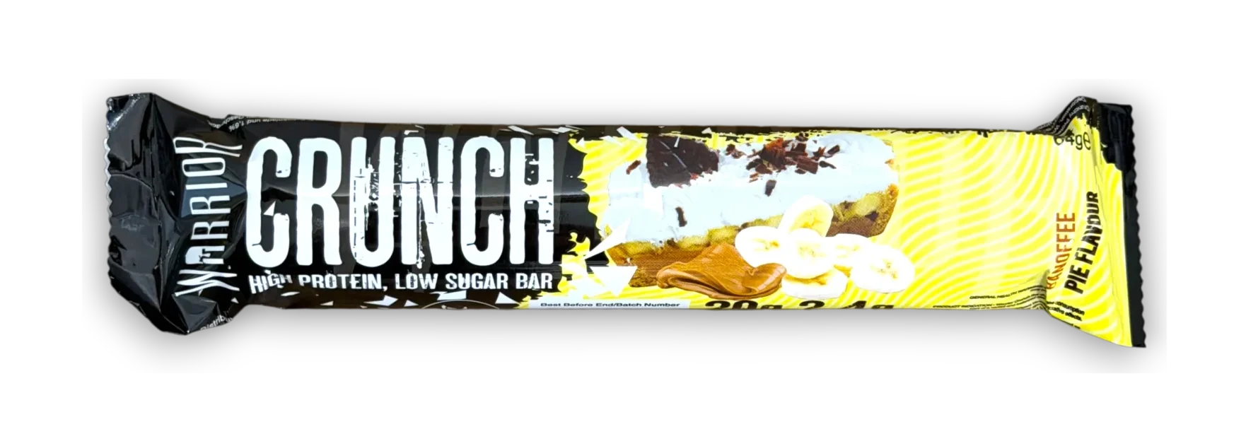 Barre protéinée Nutrend Crunch Banana Warrior Supps riche en protéines