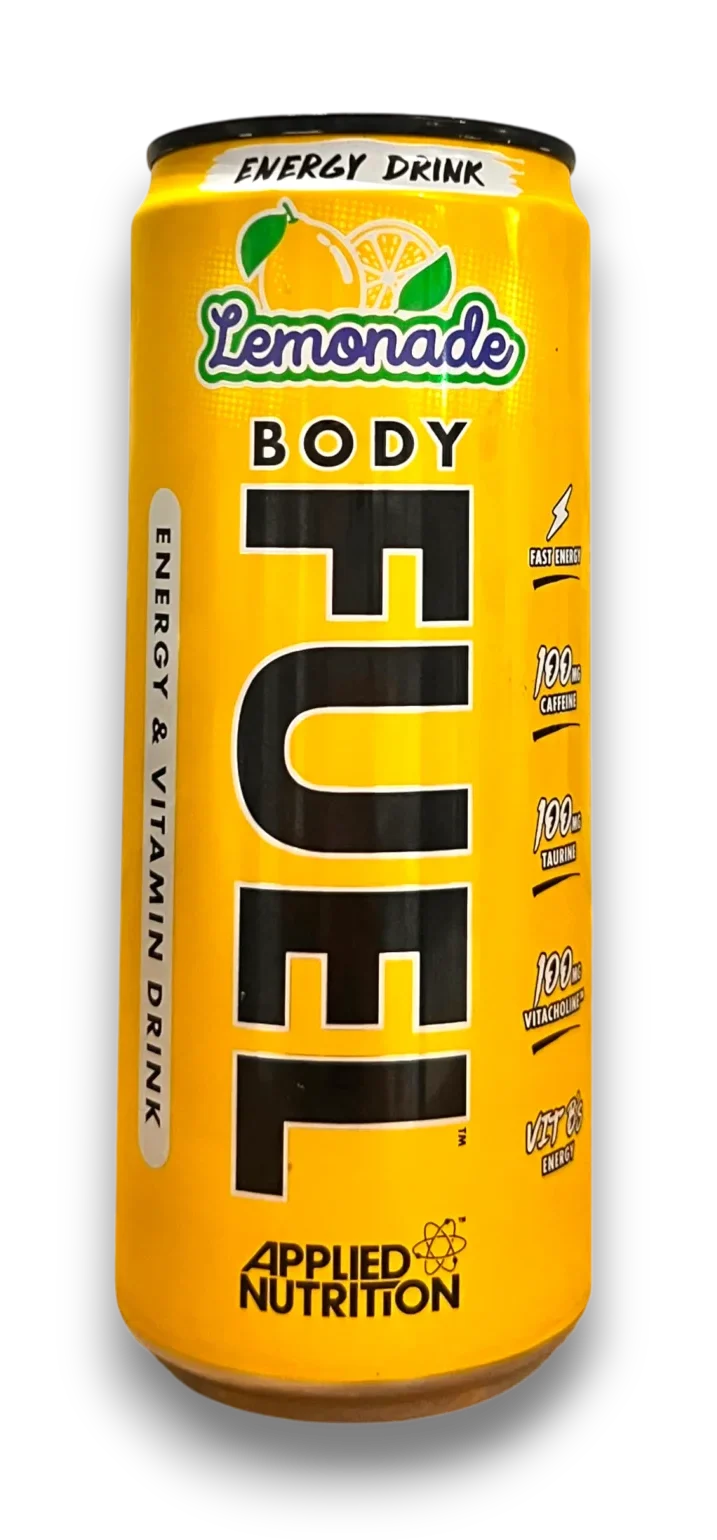 Boisson énergisante Applied Nutrition Body Fuel Lemonade energy drink caféine taurine vitamines 330 ml