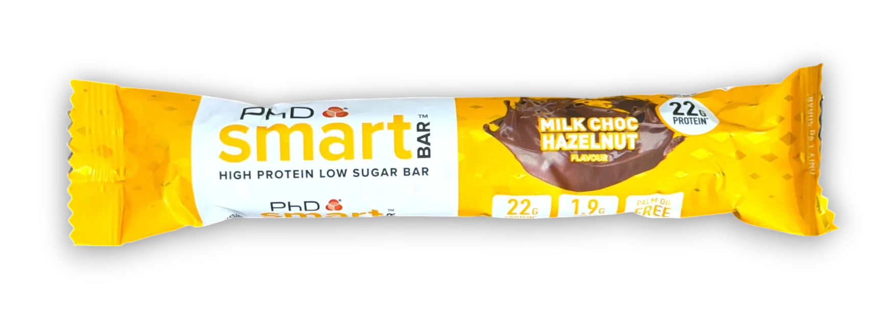 Barre protéinée PhD Nutrition Smart Bar Milk Chocolate Hazelnut faible en sucre