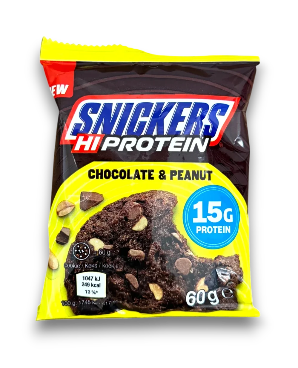 Cookie protéiné Snickers Hi Protein Chocolate & Peanut riche en protéines