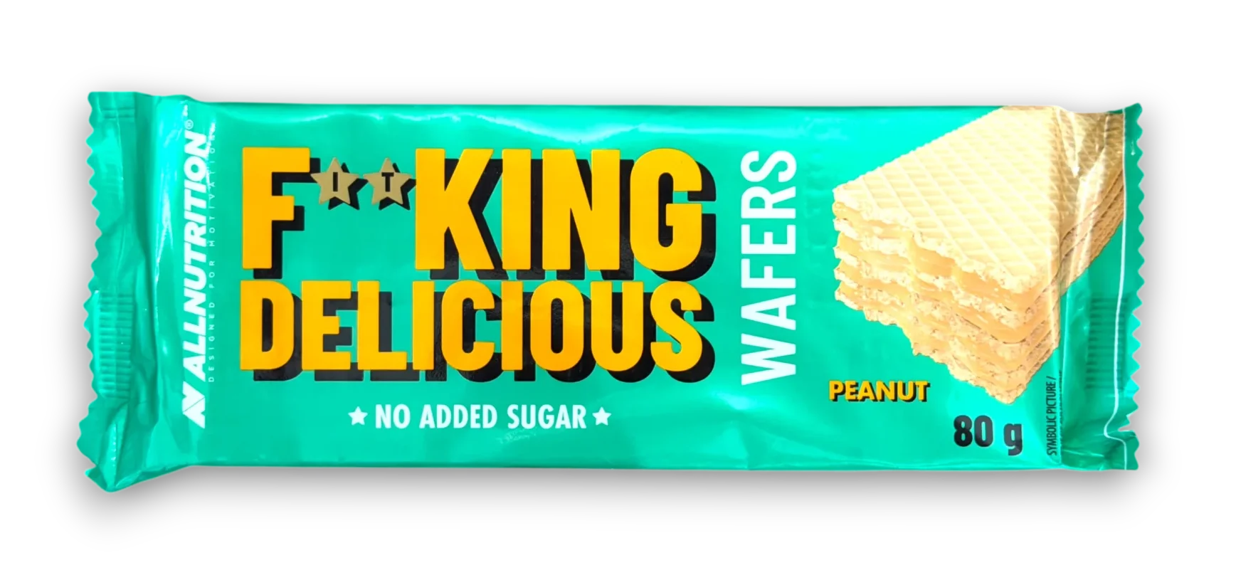 Gaufrette protéinée All nutrition Peanut sans sucres ajoutés